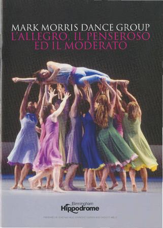 Program for "L'Allegro, il Penseroso ed il Moderato," International Dance Festival Birmingham - April 22-24, 2010