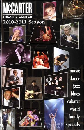 Program for McCarter Theatre Center for the Performing Arts - March 30, 2011