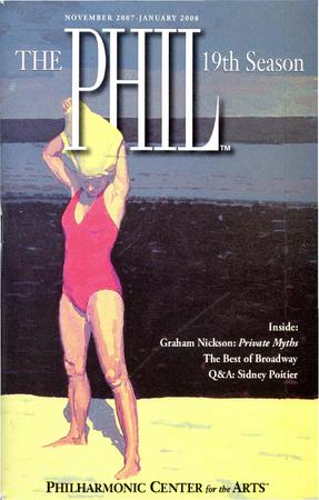 Program for Philharmonic Center for the Arts - January 17, 2008