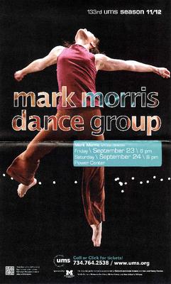 Flyer for University Musical Society - September 23-24, 2011