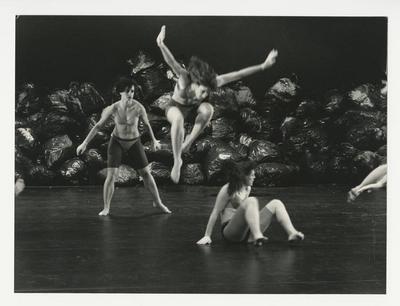 The Dance Group in "Dogtown" on the set of "Great Performances," 1986