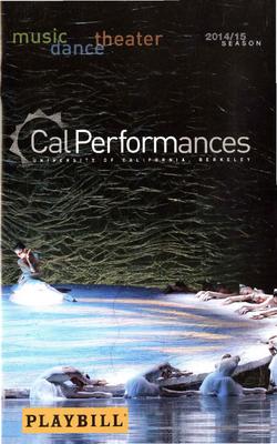 Program for Cal Performances - September 25-28, 2014