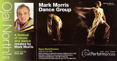 Flyer for Ojai North! Cal Performances - June 12-15, 2013