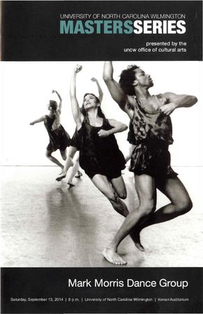 Program for University of North Carolina Wilmington - September 13, 2014