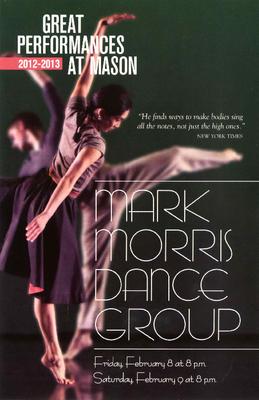 Flyer for George Mason University Center for the Arts - February 8-9, 2013