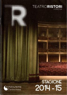 Brochure for Teatro Ristori - October 31-November 1, 2014