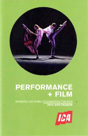 Program for The Institute of Contemporary Art - January 21-25, 2015