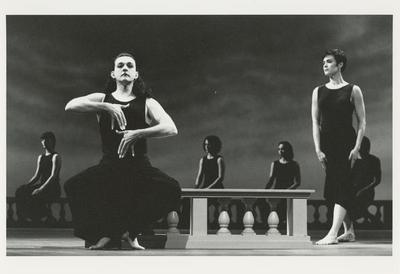 Mark Morris and Ruth Davidson in the film production of "Dido and Aeneas," 1995