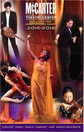 Program for McCarter Theatre Center - April 12, 2016