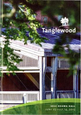 Program for Tanglewood Music Center - June 25-26, 2015