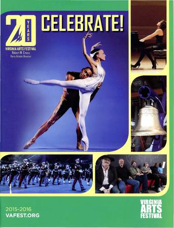 Program for Spring for Arts Gala, Virginia Arts Festival - April 9-10, 2016