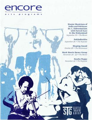 Brochure for Seattle Theatre Group (Seattle, WA) - Fall 2015
