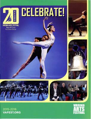 Program for Spring for Arts Gala, Virginia Arts Festival - April 9-10, 2016