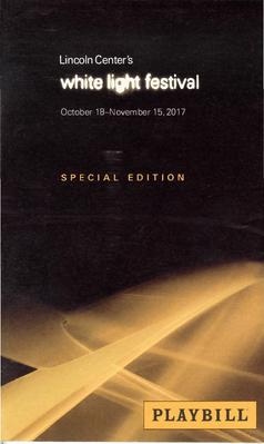 Program for "Layla and Majnun," Lincoln Center White Light Festival - October 26-29, 2017
