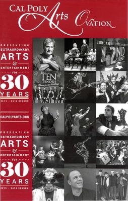Program for Cal Poly Arts - May 10, 2016