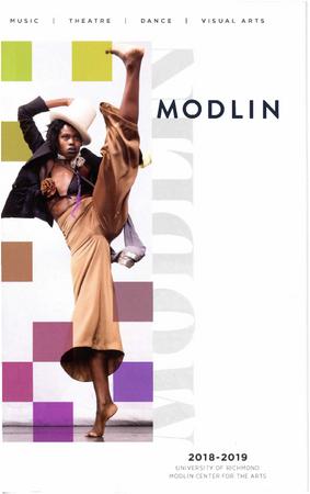 Program for Modlin Center for the Arts - January 25-26, 2019