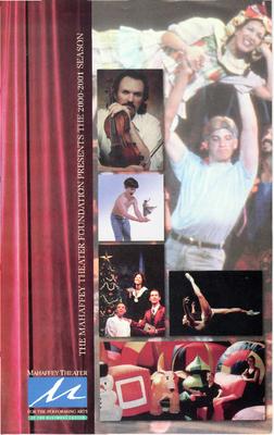 Program for Mahaffey Theater Foundation (St. Petersburg, FL) - February 9, 2001