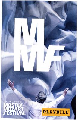 Program for Lincoln Center Mostly Mozart Festival - August 9-12, 2018