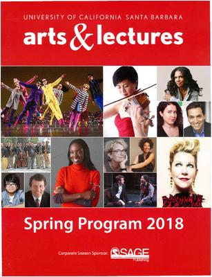 Program for "Pepperland," University of California Santa Barbara - May 10, 2018
