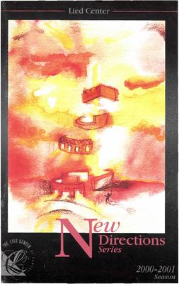 Program for Lied Center Series (Lawrence, KS) - April 3, 2001