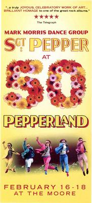 Flyer for "Pepperland," Seattle Theatre Group - February 16-18, 2018