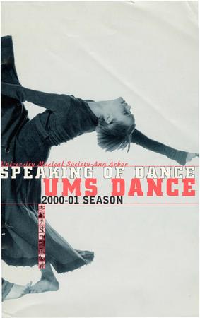 Brochure for University Musical Society (Ann Arbor, MI) - April 20-21, 2001