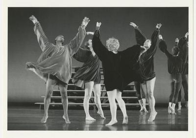 Joe Bowie, Mireille Radwan Dana, Lauren Grant, and Michelle Yard in "Falling Down Stairs," 2001