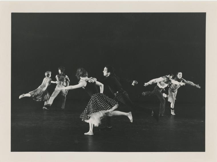 Monnaie Dance Group/Mark Morris in the premiere performance run of "Going Away Party," 1990