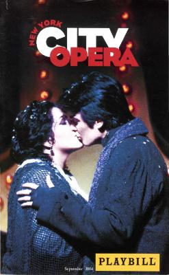 Program for "Platée," New York City Opera (New York, NY) - September 28-October 16, 2004