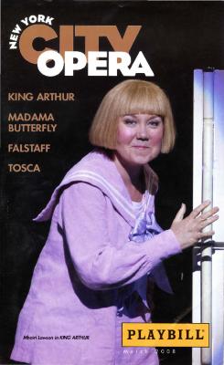 Program for "King Arthur," New York City Opera (New York, NY) - March 7, 2008