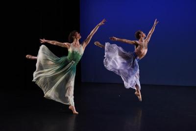 Laurel Lynch and Aaron Loux in "Pacific," 2018