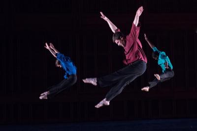 Noah Vinson, Sam Black, and Brandon Randolph in "Numerator," 2017