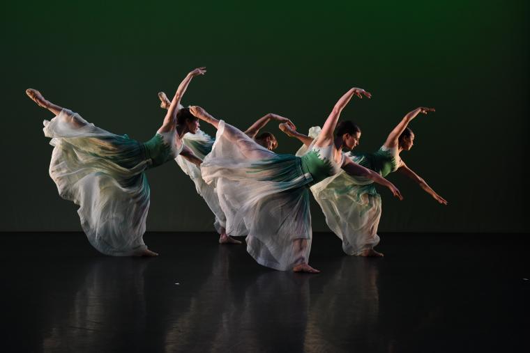 Laurel Lynch, Lesley Garrison, Nicole Sabella, and Mica Bernas in "Pacific," 2018