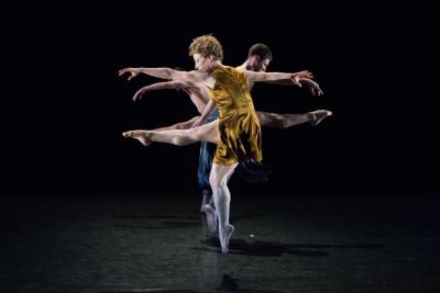 Lauren Grant (foreground) in "Grand Duo," 2018