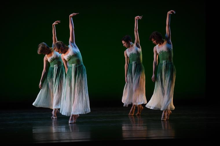 Chelsea Acree, Lesley Garrison, Stacy Martorana, and Laurel Lynch in "Pacific," 2015