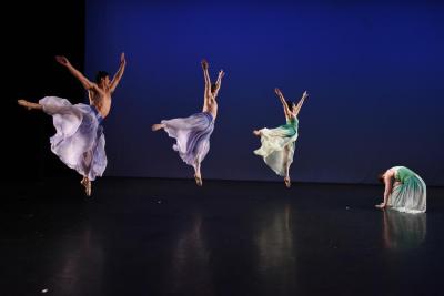 Domingo Estrada, Jr., Dallas McMurray, Mica Bernas, and Nicole Sabella in "Pacific," 2018