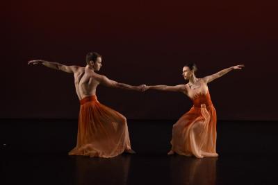 Noah Vinson and Sarah Haarmann in "Pacific," 2018