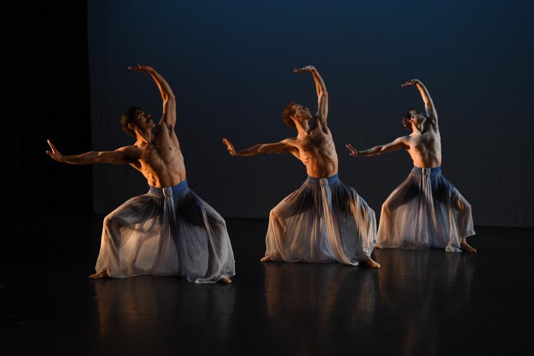 Domingo Estrada, Jr., Aaron Loux, and Dallas McMurray in "Pacific," 2018