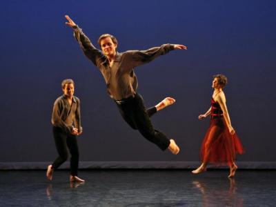 Noah Vinson, Dallas McMurray, and Laurel Lynch in "The Muir," 2011