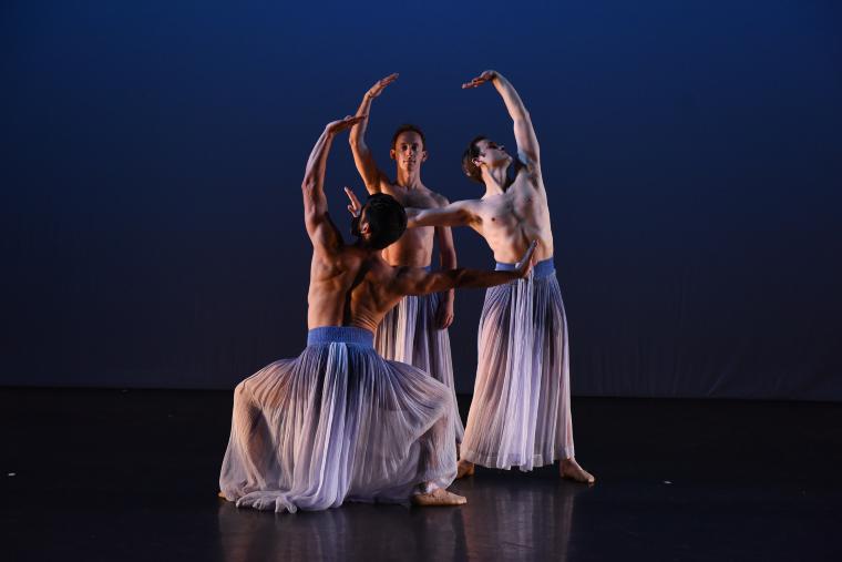 Domingo Estrada, Jr., Aaron Loux, and Dallas McMurray in "Pacific," 2018