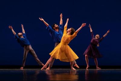 Billy Smith, Domingo Estrada, Jr., Christina Sahaida, and Lesley Garrison in "The Trout," 2019