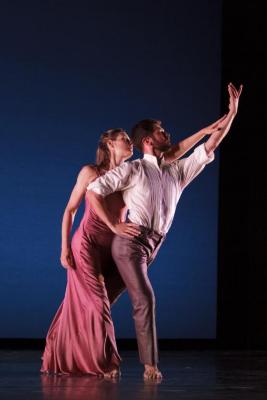 Jenn Weddel and Sam Black in "Jenn and Spencer," 2014