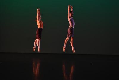 Nicole Sabella and Brian Lawson in "Words," 2018