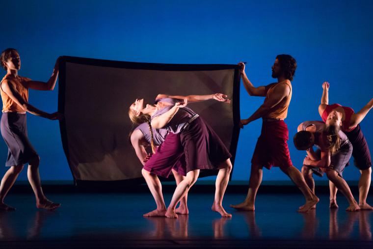 The Dance Group in the premiere performance run of "Words," 2014