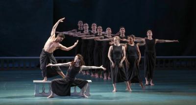 Domingo Estrada, Jr., Laurel Lynch, Rita Donahue, and Michelle Yard in "Dido and Aeneas," 2016