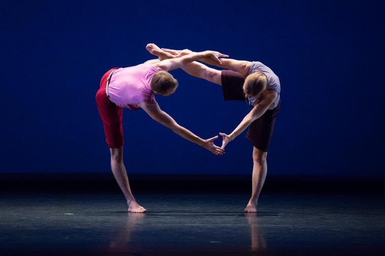 Noah Vinson and Jenn Weddel in "Words," 2014