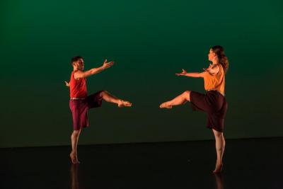 Sam Black and Nicole Sabella in "Words," 2018