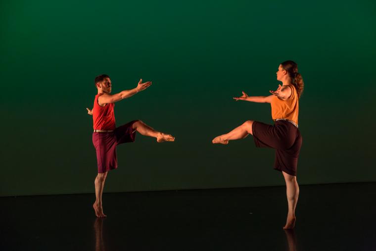 Sam Black and Nicole Sabella in "Words," 2018