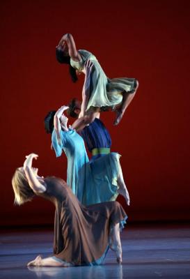 Lesley Garrison, Maile Okamura, Michelle Yard, and Billy Smith in "L'Allegro, il Penseroso ed il Moderato," 2014