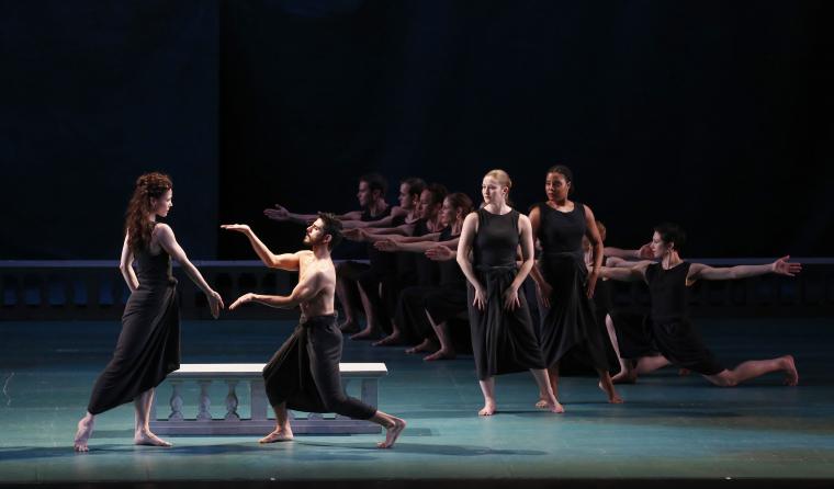 Laurel Lynch, Domingo Estrada, Jr., Rita Donahue, and Michelle Yard in "Dido and Aeneas," 2016